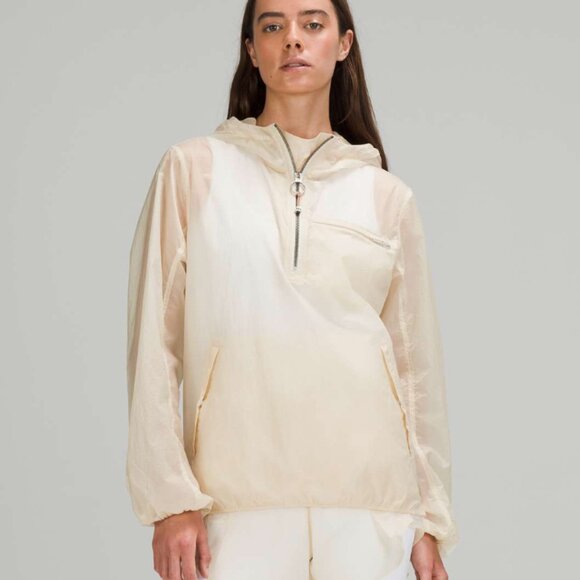 Lululemon 'Step Out Anorak' - Translucent 'White Opal' Color, Size Medium - Picture 3 of 11